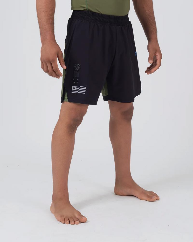 Kingz trooper hybrid grappling Shorts-black